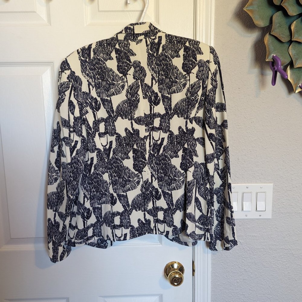 ESCADA | Navy & Ivory Single Button Blazer | EUC | EU 40 | US 10 - Picture 10 of 11